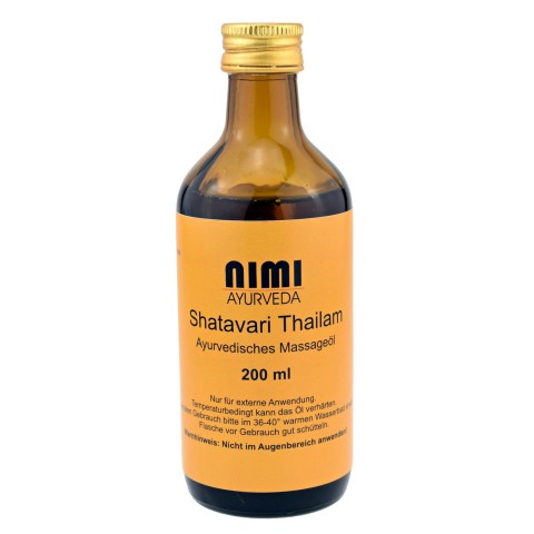 Massage oil for women Shatavari Thailam, Nimi Ayurveda, 200ml