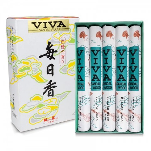 Japoniškos smilkalų lazdelės Viva Sandalwood, Mainichi-koh, 18g