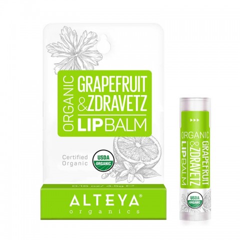 Lūpų balzamas Grapefruit & Geranium, Alteya Organic, 4.5g