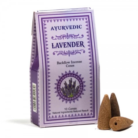 Ayurvedic backflow cones Lavender, Ayurvedic, 30g