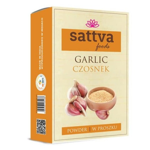 Ground garlic, Sattva Foods, 100g