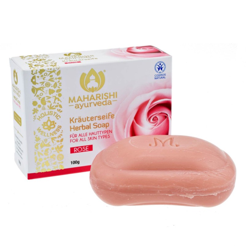 Herbal soap Rose, Maharishi Ayurveda, 100 g