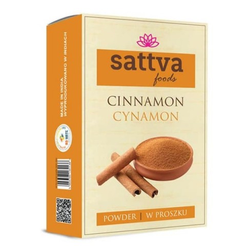 Ground cinnamon Cassia, Sattva Foods, 100g