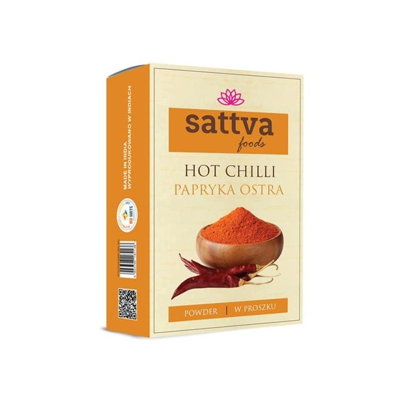 Порошок перца чили, Sattva Foods, 100г