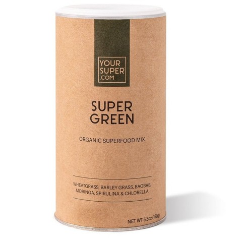 Supermaisto mišinys su spirulina Super Green Mix, Your Super, 200g