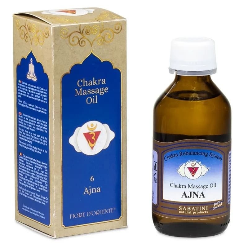 Massage oil Chakra 6 Ajna, Fiore D'Oriente, 100ml