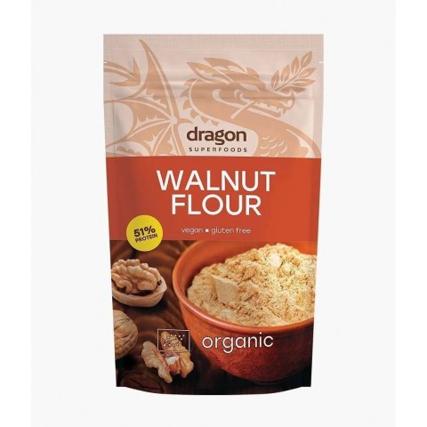 Walnut flour, organic, Dragon Superfoods, 200g