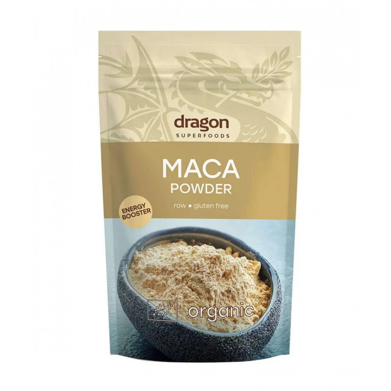 Порошок перуанского перца Maca, органический, Dragon Superfoods, 200г