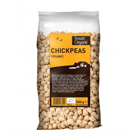 Chickpeas, organic, Smart Organic, 500g