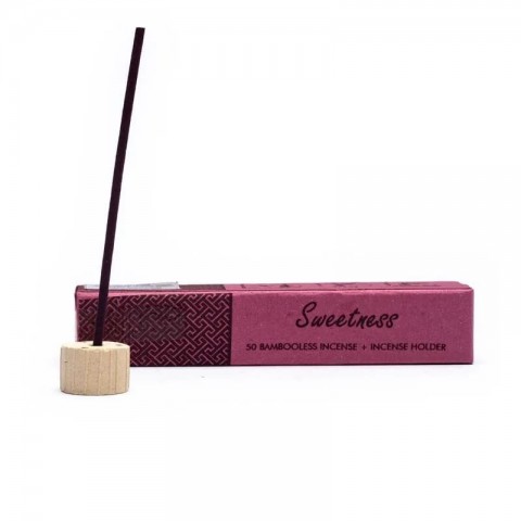 Herbal incense sticks without core with holder Sweetness, Song of India, 50 pcs.