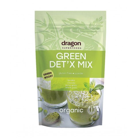 Superfood powder Green Det'x Mix, organic, Dragon Superfoods, 200g