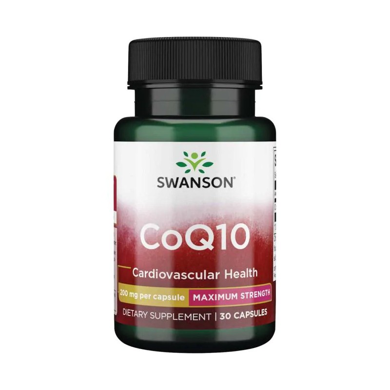 Коэнзим Q10, Swanson, 200 мг, 30 капсул