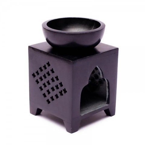 Essential Oil Soapstone Vaporizer Flower of Life