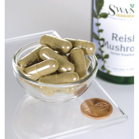 Reishi Extract, Swanson, 600mg, 60 capsules
