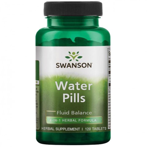 Food supplement Water Pills, Swanson, 160mg, 120 tablets