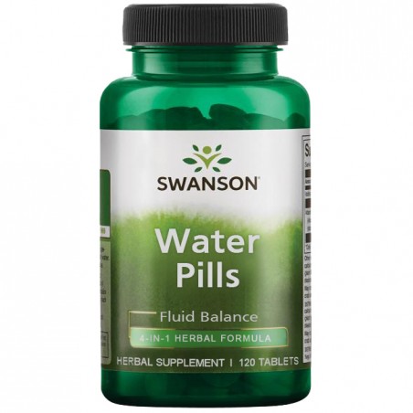 Food supplement Water Pills, Swanson, 160mg, 120 tablets