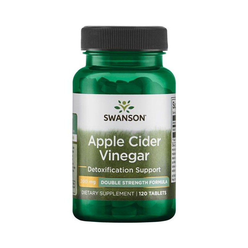 Apple cider vinegar, Swanson, 200mg, 120 tablets