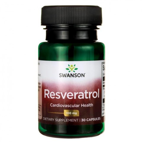 Food supplement Resveratrol, Swanson, 100mg, 30 capsules