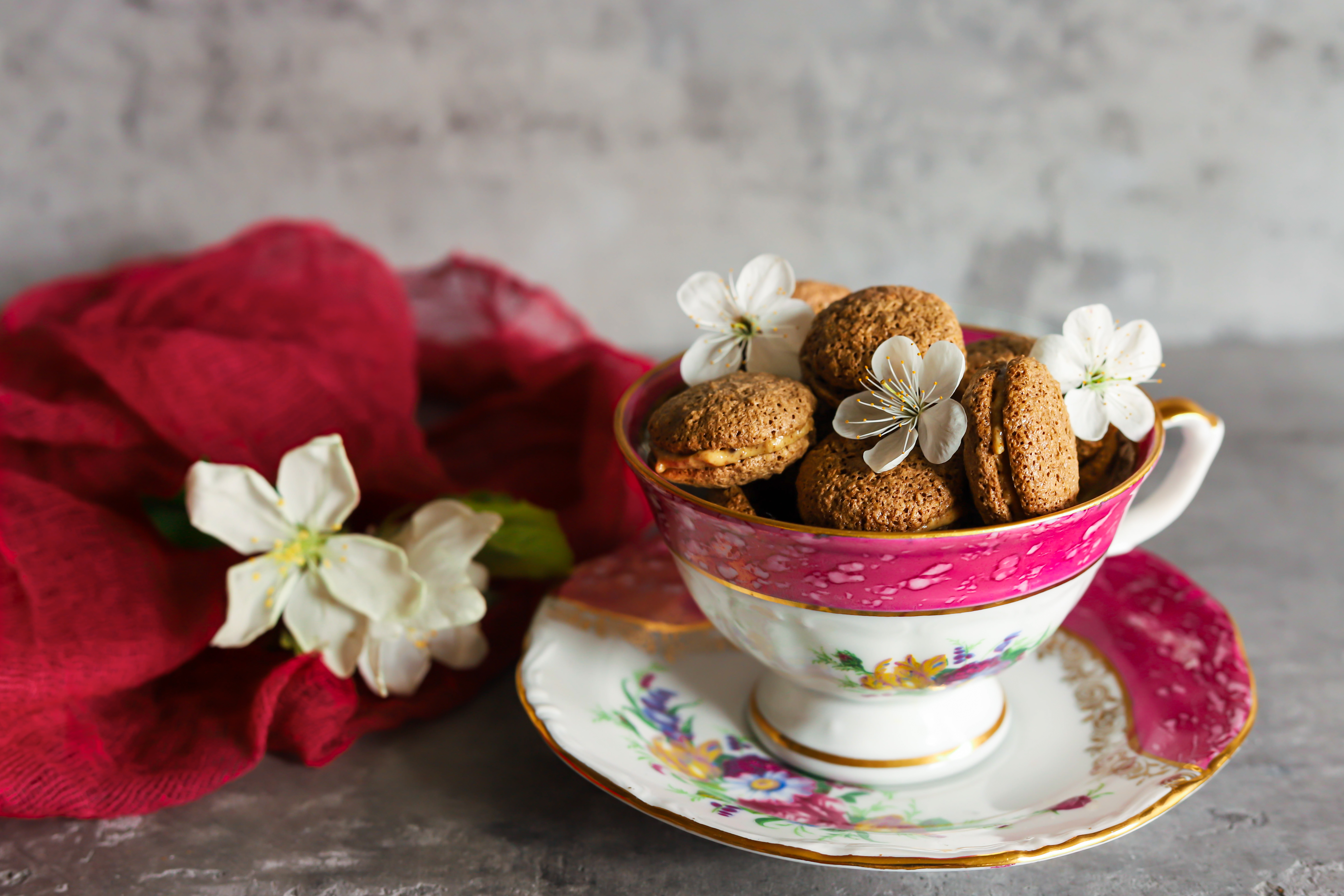 Sausainiai "Amaretti" su kakava